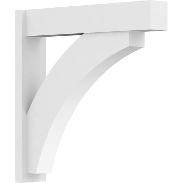 Ekena Millwork Thorton Architectural Grade PVC Outlooker with Block Ends, 7"W X 36"D X 36"H OUTP07X36X36THR05 - main